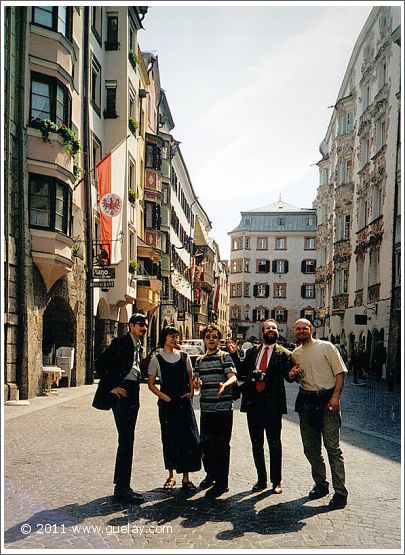 The Ensemble Aras in the downtown of Innsbruck (2000)
