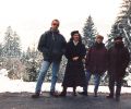 Alfred Sütz, Gülay Princess, Karin Haubner and Asim Al-Chalabi near Innsbruck (1995)