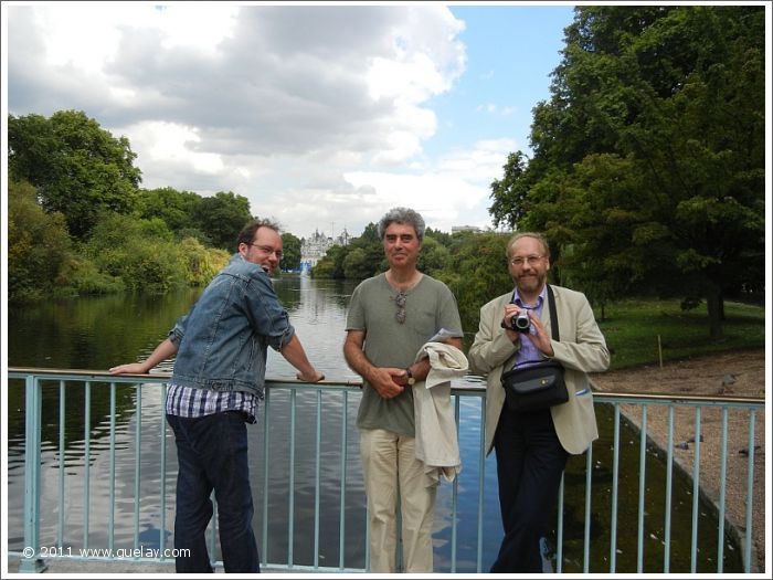 Daniel Klemmer, Josef Olt, Michael Preuschl at St James's Park, London