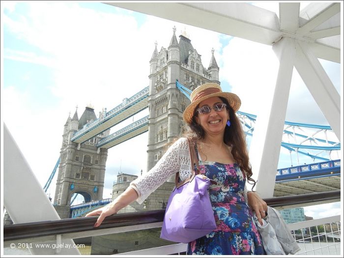 Gülay Princess at Tower Bridge, London