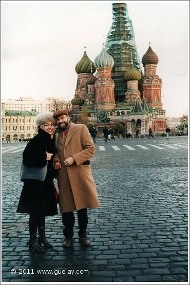 Gülay Princess and Josef Olt at the famous Red Square