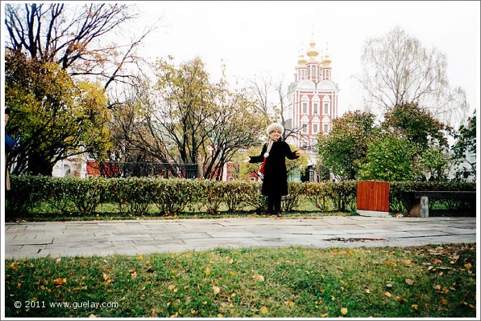Gülay Princess at Novodevichy Convent in Moscow (2001)