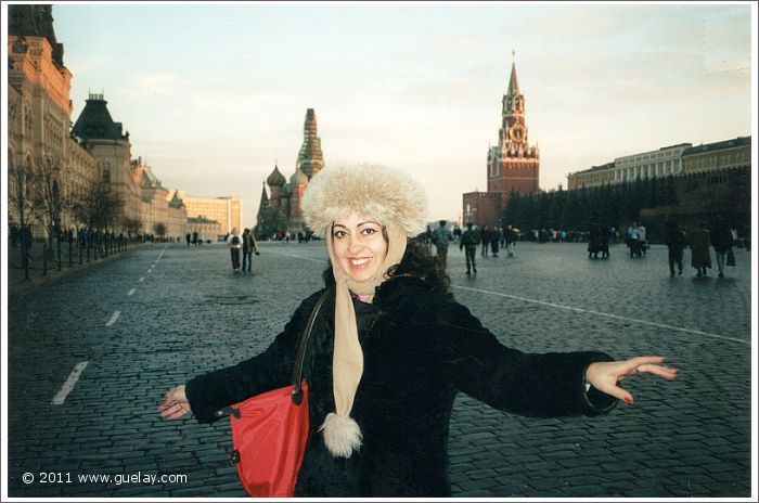 Gülay Princess at the famous Red Square
