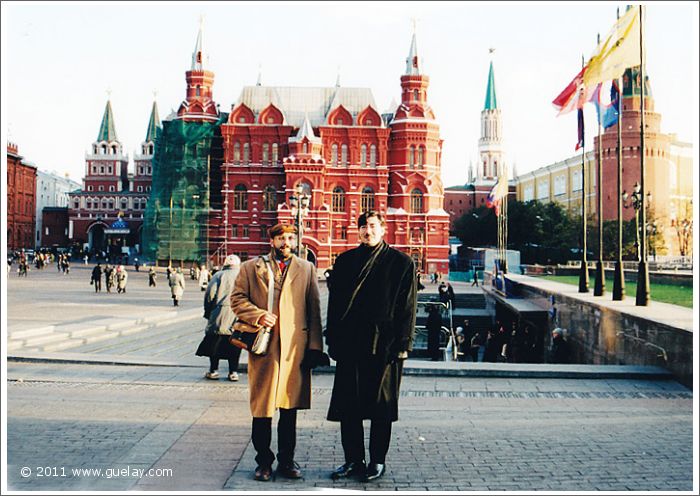 Josef Olt and Nariman Hodjati at State Historical Museum in Moscow (2001)