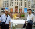 Josef Olt and Nariman Hodjati at Rockefeller Center, New York (2005)
