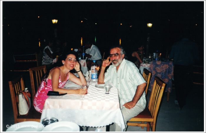 Gülay Prıncess with Dr. Köksal Durukan in Ayvalık, concert for TEMA Vakfı (1998)