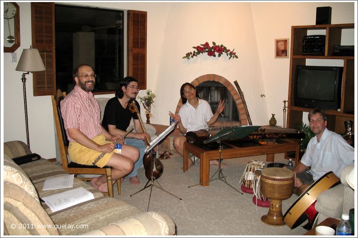 Josef. Nariman, Feng-Chiu and Todd while rehearsal in Lake Havasu City, Arizona (2006)