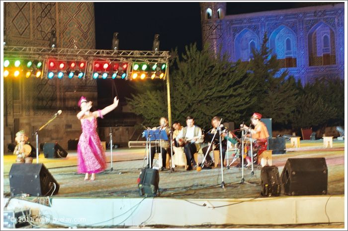 Gülay Princess & The Ensemble Aras at Registan Square, Samarkand (2003)